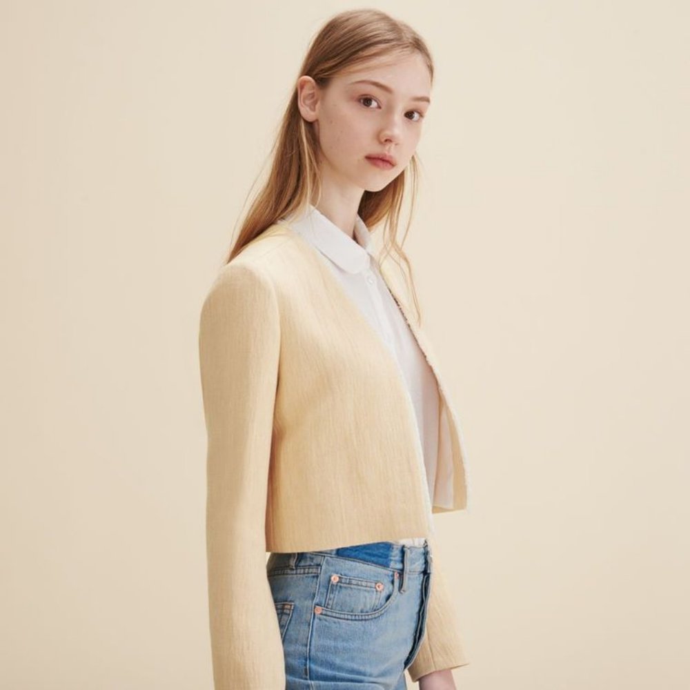 MAJE Vikou Short Jacket Chenille
